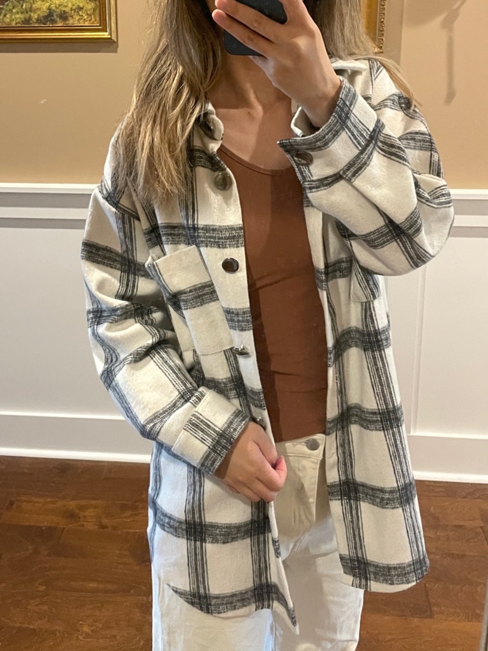 Plaid Checkered Shacket
